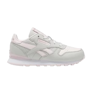 Reebok Classic Leather Step 'n' Flash Little Kid 'Gris Porcelaine Rose' Baskets Gris pur/Gris pur/Rose porcelaine GW9173