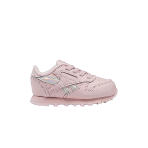 Reebok Classic Leather Baskets 'Pink Glow Iridescent' pour tout-petits Rose brillant/Rose brillant/Rose brillant HQ3906