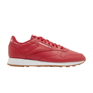 Baskets Reebok Classic Leather 'Vector Red Gum' Vector rouge/Chaussures blanches/Gomme de caoutchouc GY3601