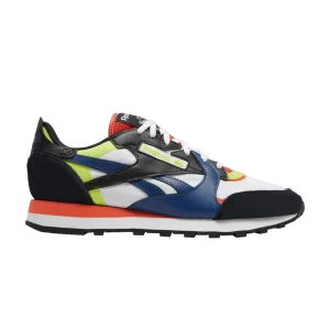 Reebok Classic Leather 'White Black Dynamic Red' Baskets Chaussures Blanc/Noir/Dynamic Rouge GX2846