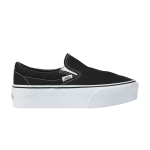 Vans Classic Slip-On Stackform 'Black White' Baskets Noir/Blanc Classique VN0A7Q5RBMX