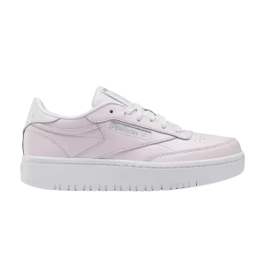 Reebok Club C 85 Big Kid 'Porcelain Pink Silver' Baskets Porcelain Rose/Chaussure Blanc/Argent Métallique GY4878