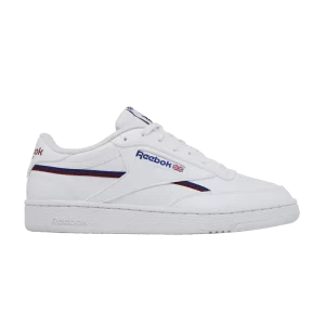 Reebok Club C 85 Vegan 'White Classic Burgundy' Baskets Blanc Chaussures/Classic Cobalt/Classic Burgundy GY7152