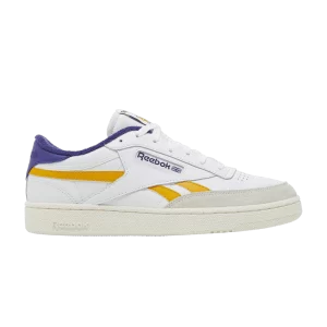 Reebok Club C Revenge 'White Bold Purple' Baskets Chaussures Blanc/College Gold/Bold Violet GX0386
