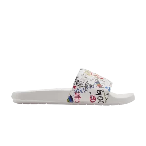 Baskets Under Armour Core Remix Slide 'Pride' Blanc 3023775 100