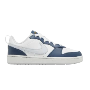Nike Court Borough Low 2 SE GS 'Blanc Valerian Blue' Blanc sommet/Bleu valériane/Pèlerin/Platine pur BQ5448 121