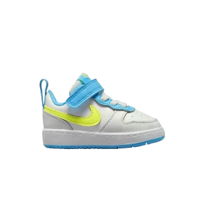 Nike Court Borough Low 2 TD 'Blanc Baltic Blue Volt' Blanc Sommet/Bleu Baltique/Volt BQ5453 122