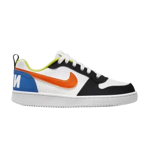 Nike Court Borough Low GS 'Noir Orange Bleu' Blanc DV9113 181