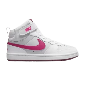 Nike Court Borough Mid 2 PS 'Pure Platinum Pink Prime' Platine pur/Blanc/Sangria/Rose Prime CD7783 006