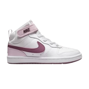 Nike Court Borough Mid 2 PSV 'Pink Foam' Blanc/Mousse rose/Betterave foncé CD7783 104