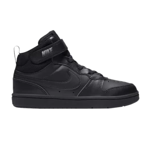 Nike Court Borough Mid 2 PSV 'Triple Balck' Noir/Noir/Noir CD7783 001