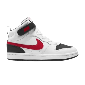 Nike Court Borough Mid 2 PSV 'Blanc Noir University Red' Blanc/Noir/University Rouge CD7783 110