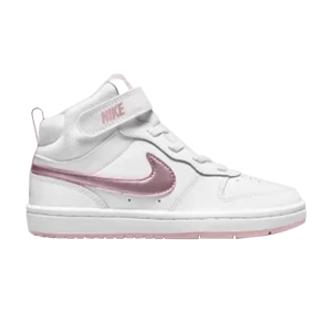 Nike Court Borough Mid 2 PSV 'White Pink Glaze' Blanc/Rose glacé CD7783 105