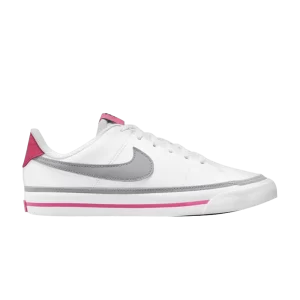 Nike Court Legacy GS 'Blanc Rose Prime Light Smoke Grey' Blanc/Rose Prime/Kumquat/Gris fumée clair DA5380 111