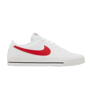 Nike Court Legacy 'Leather White' Baskets Blanc/Noir/Orange équipe/Rouge universitaire DH3162 102