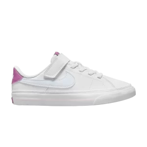 Nike Court Legacy PS 'White Cosmic Fuchsia' Baskets Blanc/Espace fuchsia/Rose perle/Gris football DA5381 116