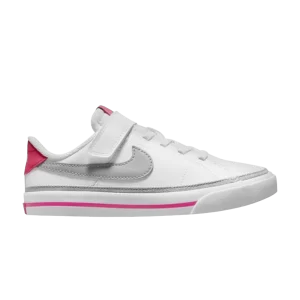 Nike Court Legacy PS 'Blanc Rose Prime Light Smoke Grey' Blanc/Rose Prime/Kumquat/Gris fumée clair DA5381 111