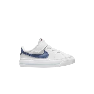 Nike Court Legacy TD 'White Mystic Navy' Blanc/Bordure Bleu/Team Orange/Mystic Fleet DA5382 113