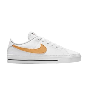 Nike Court Legacy 'White Light Curry Gum' Baskets Blanc/Noir/Marron clair Bubble Gum/Curry clair CU4150 109