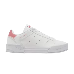 adidas Court Tourino J 'White Hazy Rose' Baskets Chaussures blanches/Chaussures blanches/Rose brumeuse H00765