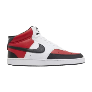 Nike Court Vision Mid 'Satin Red' Rouge Université/Blanc/Noir DM1186 600
