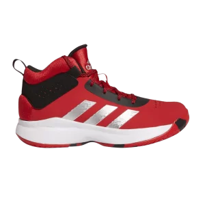 Baskets adidas Cross 'Em Up 5 J Wide 'Vivid Red Silver Metallic' Rouge vif/Argent métallique/Noir GX4791