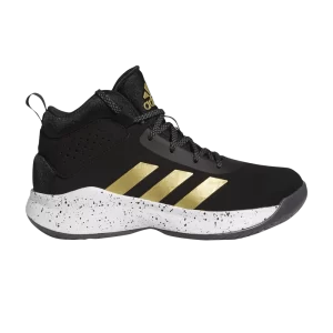 Baskets adidas Cross 'Em Up 5 Wide J 'Black Gold Metallic' Noir/Or métallique/Blanc nuage GX4790