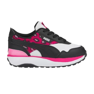 Puma Cruise Rider Jr 'Summer Roar - Beetroot Purple Leopard' Blanc/Beet violet/Noir 383160 02