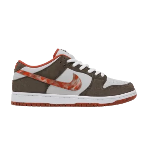 Nike Crushed D.C. baskets x Dunk Low SB 'Golden Hour' Special Box Gris olive/Orange mantra/Rotin DH7782 001 SB
