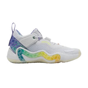 adidas D.O.N. baskets Issue #3 J 'Autism Awareness' Pure Grey/Peak Purple/Translucent Green GY2843