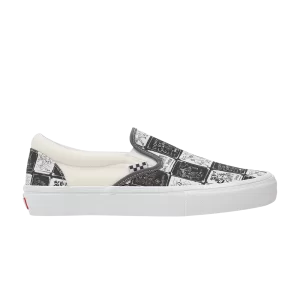 Vans Daniel Johnston x Skate Slip-On 'Cassette Tape' Baskets Corbeau VN0A5FCAAO7