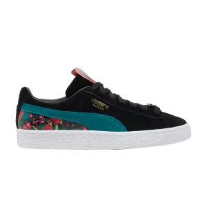 Baskets Puma DC Comics x Wmns Suede 'Poison Ivy' Noir/Parasailing 387188 01
