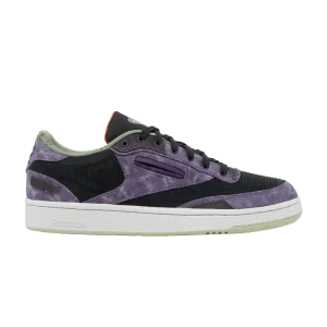 Reebok DC x Club C 85 'The Joker' Baskets Violet Shade/Spirit Blanc/Vintage Vert HQ4573