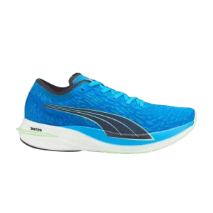 Puma Deviate Nitro 'Wildwash' Baskets Ocean Dive/Effervescent Lime 376223 01