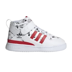adidas Disney x Forum 360 Mid J 'Mickey and Friends' Baskets Blanc Nuage/Rouge Vif/Blanc Nuage GX0838