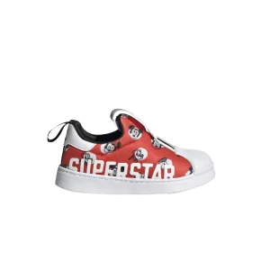 Baskets adidas Disney x Superstar 360 X I 'Minnie Mouse Allover Print' Rouge vif/Blanc nuage/Noir HQ4084