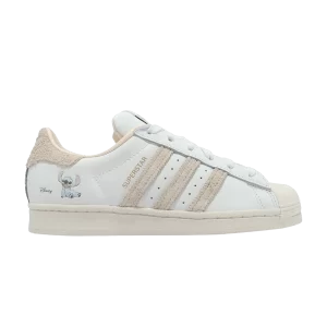 adidas Disney x Superstar 'Stitch' Baskets Chaussures Blanc/Blanc Craie/Blanc HQ6356