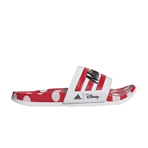 adidas Disney x Wmns Adilette Comfort Slide 'Minnie Mouse' Baskets Blanc Nuage/Ray Rouge/Noir Couleur GW1060