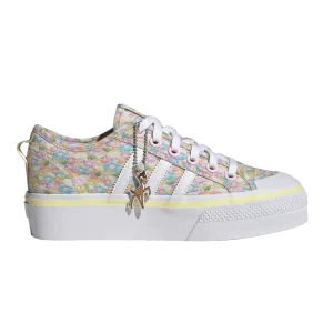 adidas Disney x Wmns Nizza 'Bambi – Baskets Floral' Rose Clair/Blanc Nuage/Calvi GV7943
