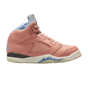 Air Jordan DJ Khaled x Jordan 5 Retro PS 'We The Best – Crimson Bliss' Crimson Bliss/Leche Bleu/Voile DV4980 641