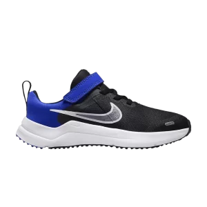 Nike Downshifter 12 PS 'Black Racer Blue' Noir/Bleu/Orange Laser/Blanc DM4193 006