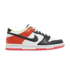 Nike Dunk Low GS 'Cartwheel' Blanc/Noir/Blanc/Bleu Signal DV1752 101