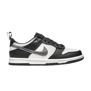 Nike Dunk Low PS 'White Off Noir' Noir cassé/Blanc sommet/Étoile d'or métallisé/Étain métallisé DR6918 001