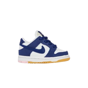 Nike Dunk Low SB TD 'Los Angeles Dodgers' Bleu royal profond/Blanc/Rouge sport/Bubble Gum Marron clair DN3673 401