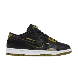Nike Dunk Low Scrap 'Black Olive' Noir/Noir/Pilgrim/Not Noir DM0128 001