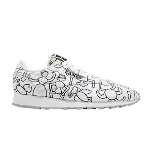 Reebok Eames Office x Classic Leather 'Coloring Toy' Baskets Chaussures blanches/Chaussures blanches/Noir GY6393