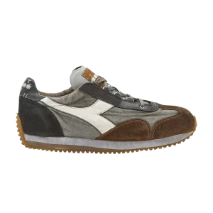 Diadora Equipe H Dirty Stone Wash Evo 'Brown High Rise' Baskets taille haute/Blanc 201 174736 C4890