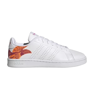 adidas FARM Rio x Wmns Advantage Court 'Blanc Screaming Pink' Blanc Nuage/Screaming Rose/Blanc Nuage GY7046