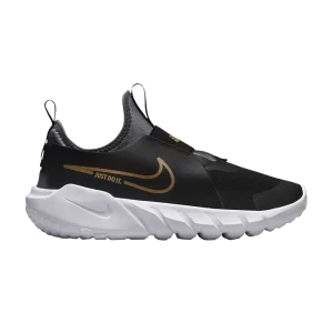 Nike Flex Runner 2 GS 'Black Metallic Gold' Noir/Gris froid/Blanc/Or métallique DJ6038 007