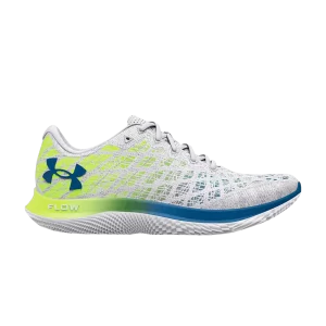 Under Armour Flow Velociti Wind 2 'Blanc Haute Visibilité Jaune' Baskets Blanc/Jaune Haute Sécurité 3024903 101